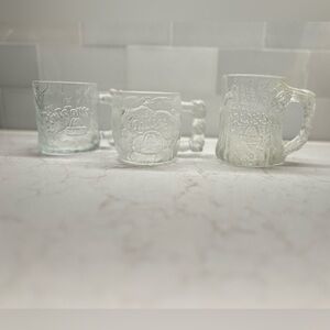 Set of 3 Flinstone mugs